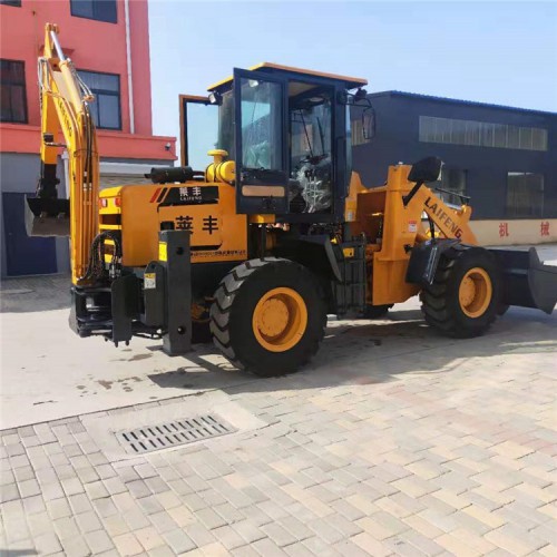 挖掘机式装载机现货销售  两头忙装载机一机多用 厂家直销