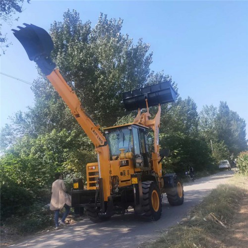 挖掘机式装载机批发包送  铲斗可定制两头忙装载机 工程搬运