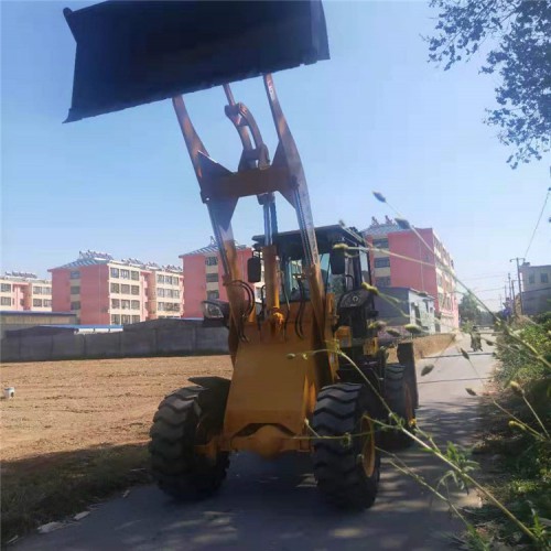 挖掘机式装载机批发包送  两头忙装载机一机多用 厂家