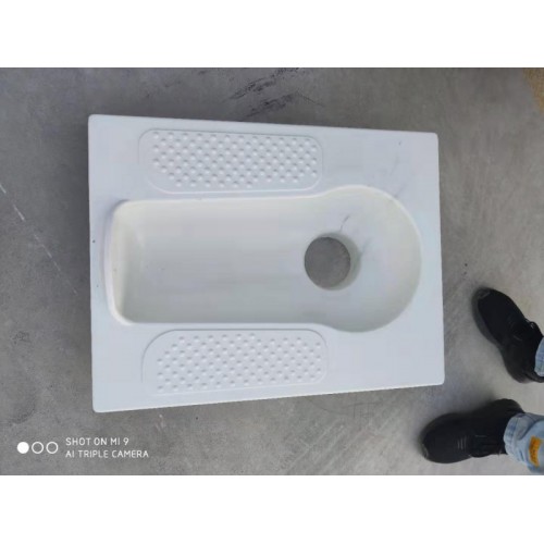 一体专用大口径玻璃钢蹲便器