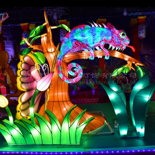 动物造型花灯公园动物园彩灯雕塑工艺品厂家直销