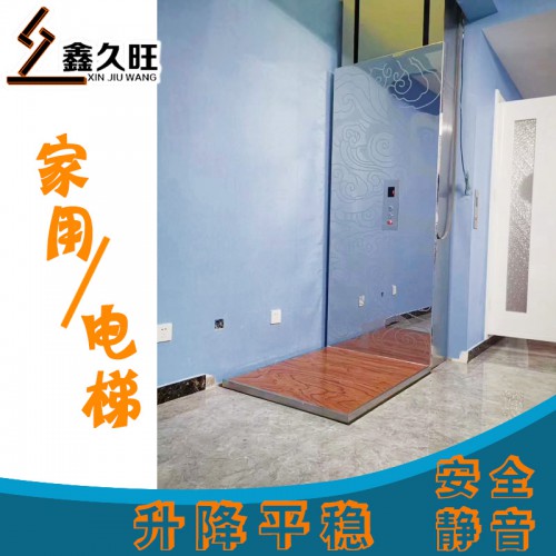 复式阁楼二三层曳引电梯 防坠电梯