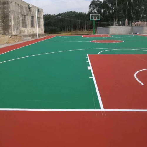硅PU篮球场 硅PU球场