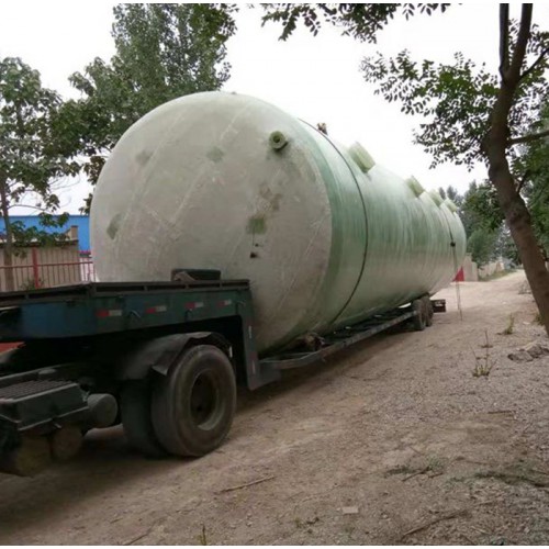 玻璃钢三格式化粪池