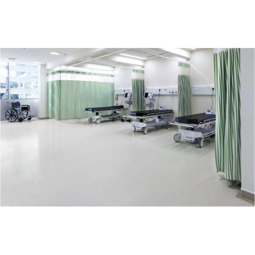 纯色同质透心PVC地板 医用手术室厂房车间抗菌PVC地胶