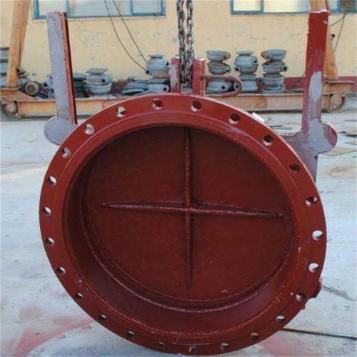 海鹰 法兰式双止水铸铁闸门 高锥度配合 双面止水 防止回流