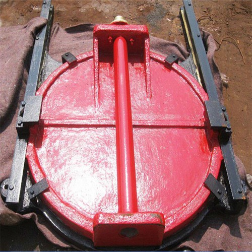 海鹰 暗杠式圆形铸铁闸门 高密封启闭机闸门 操作灵活安装简单