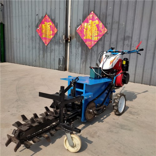 开沟机 光缆埋线开沟机 自走式链条开沟机