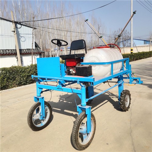 柴油行走式打药机 宽幅折叠杆打药机 三轮车载式打药机