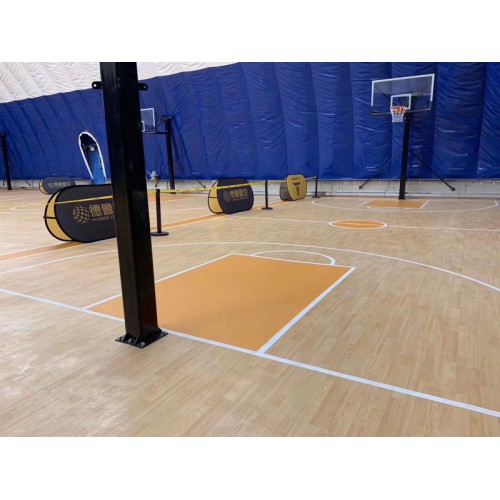 室内篮球场健身房木纹运动地胶