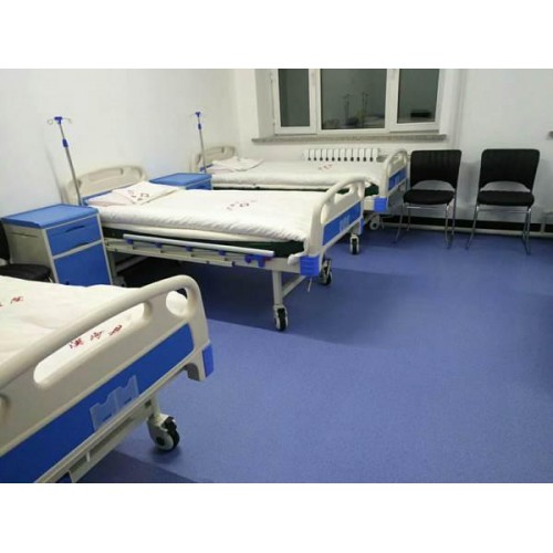 纯色同质透心PVC地板 医用手术室厂房车间室内抗菌PVC地胶