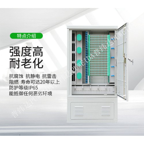野外288芯SMC光缆交接箱内部结构图