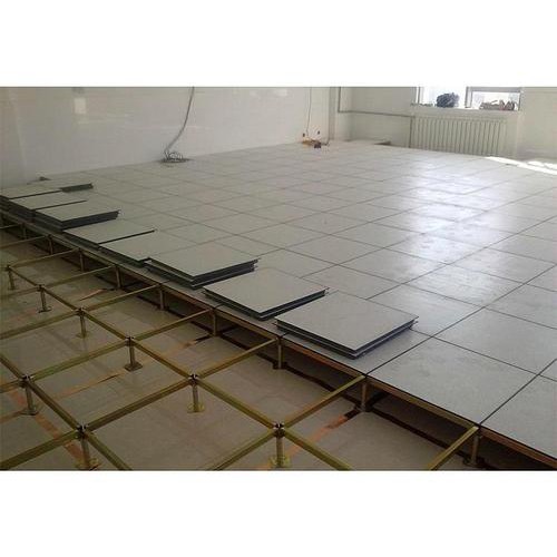 全钢防静电地板上接地装置铜带的铺设