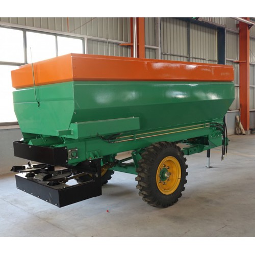 双链排撒肥车山东双链排牛羊粪抛洒机，大田用撒粪车扬粪机