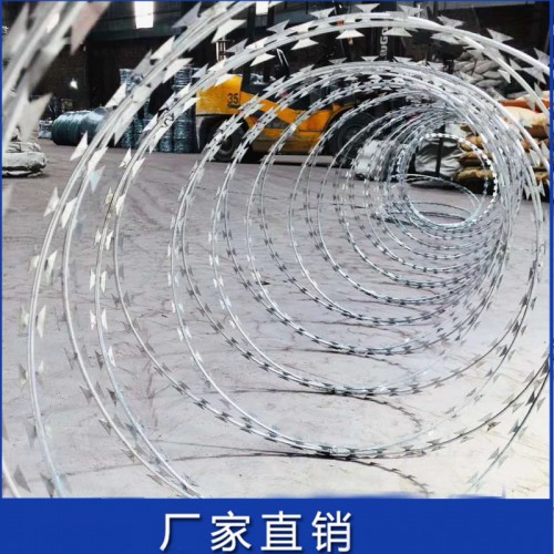 蛇腹型刀刺网 高戒备防攀爬隔离网