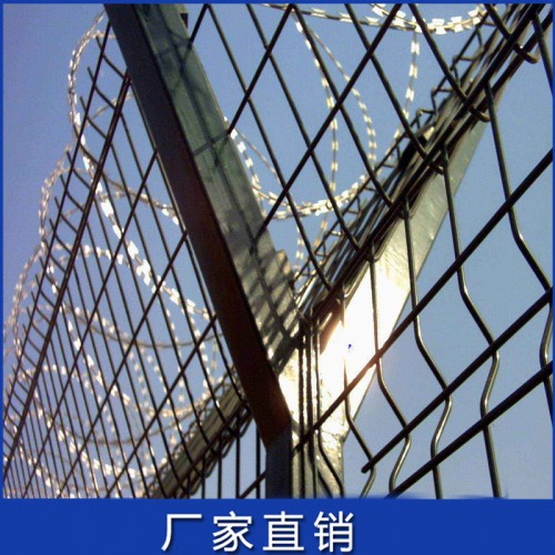 Y型立柱护栏网 机场围界隔离网