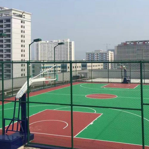 广西水性硅pu篮球场施工单位-篮球场建设厂家