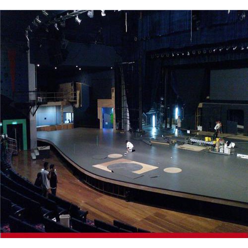 PVC舞台地胶是一种软质的pvc地胶板