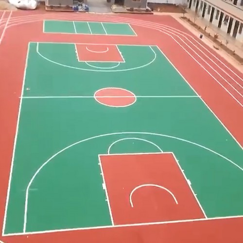 北海建一个塑胶篮球场多少钱？篮球场地地面材质