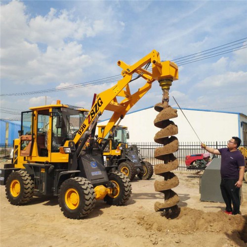 打眼钻眼装载机 公路打桩机尺寸可定做