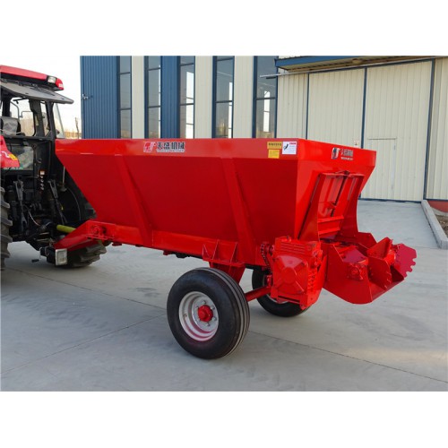 多多农家3方单横螺旋撒粪机-大型鲜粪撒粪机-撒粪车