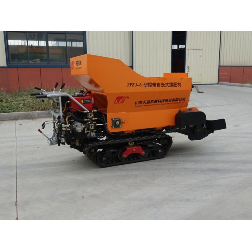 多多 柴油履带自走式大棚专用撒肥车 农家粪撒粪机