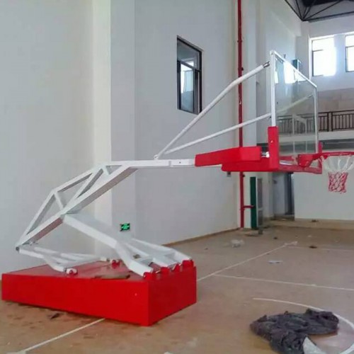南宁室内体育馆电动液压篮球架制造商