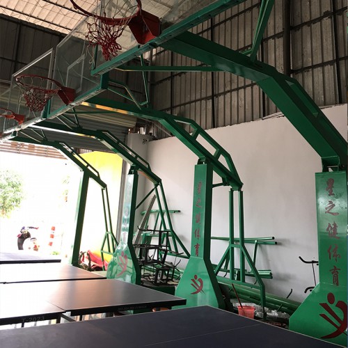 河池/来宾/崇左/梧州/贺州移动式仿液压篮球架厂家