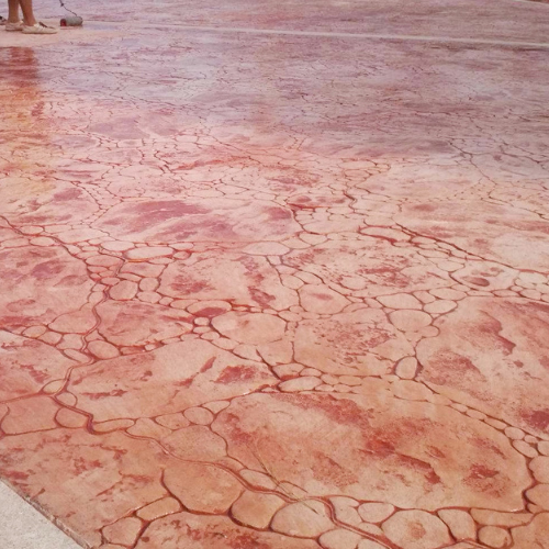 南宁混凝土艺术压印地坪人行道价格