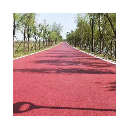 北海胶粘石透水地坪人行道透水地坪材料施工