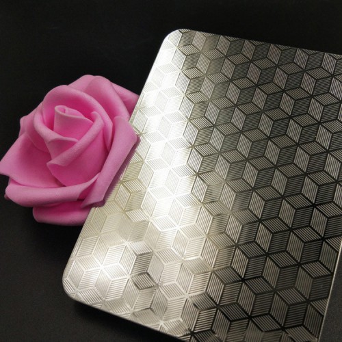 立方体不锈钢压花板 树纹不锈钢压花板 不锈钢压花板