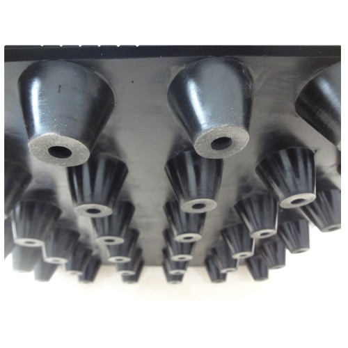 橡胶隔振隔声垫 浮筑楼板隔振隔声垫