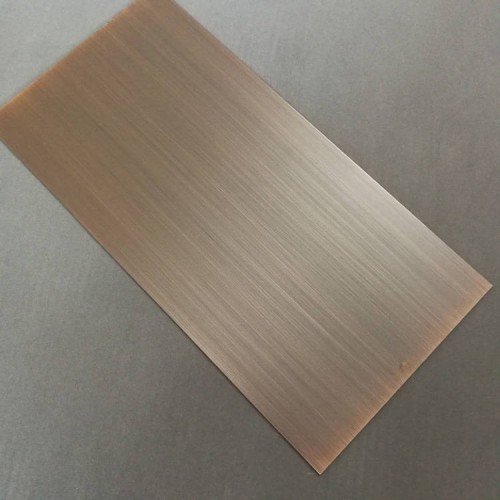 青古铜不锈钢板 青古铜拉丝不锈钢板