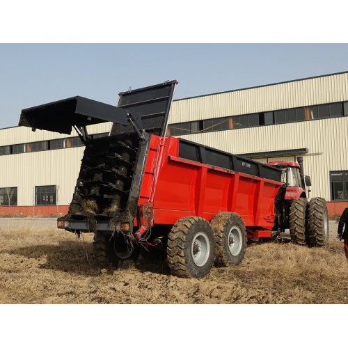 内蒙古包头干湿鸡粪撒粪车  有机肥撒粪机直供厂家