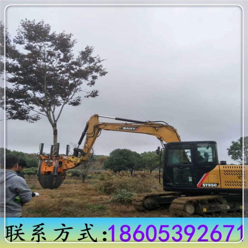 园林的福星 常青挖树机提高苗木的成活率 滑移移树机价格