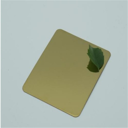 镜面香槟金不锈钢板 不锈钢镜面香槟金板厂家