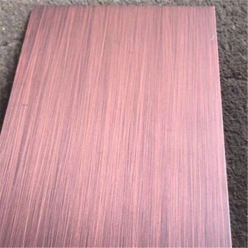 发纹红古铜不锈钢板 不锈钢发纹红古铜板厂家价格