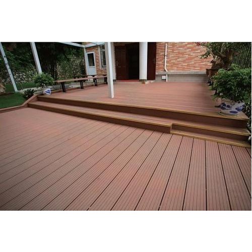 户外木塑长条地板 庭院露台木塑地板