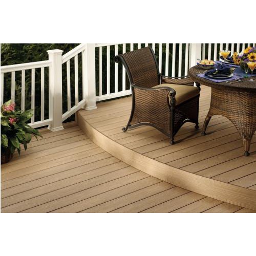 户外塑木圆孔地板 木塑地板 生态木长条地板 防水防嗮地板