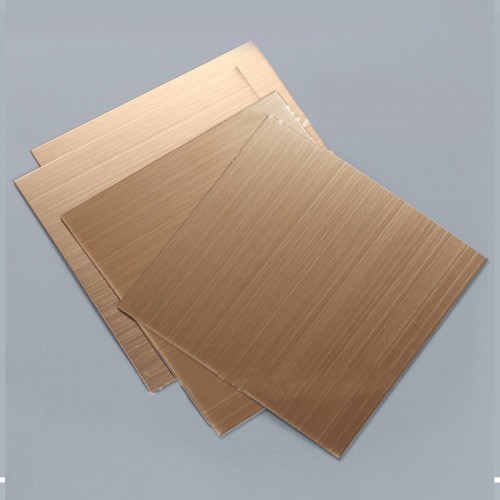 发纹古铜色不锈钢板 不锈钢发纹古铜色板生产厂家