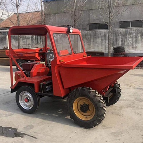 建筑工地前卸式四驱车 铲土运输机械翻斗车