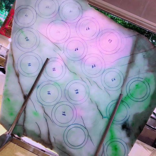 天然翡翠明料 优质翡翠手镯明料