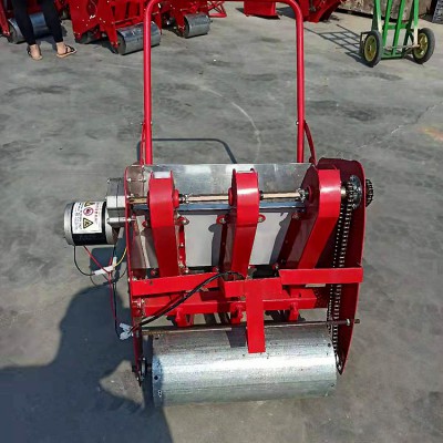 大蒜播种机 汽油式手推大蒜播种机