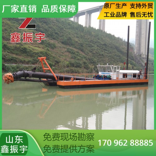 河道清淤绞刀式挖泥船多少钱水下挖泥船的施工河道清淤用什么设备