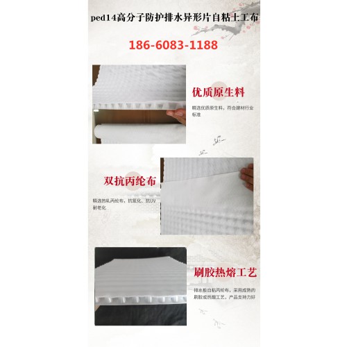 厂家全国批发ped14高分子防护排蓄水异形片 2020大优惠