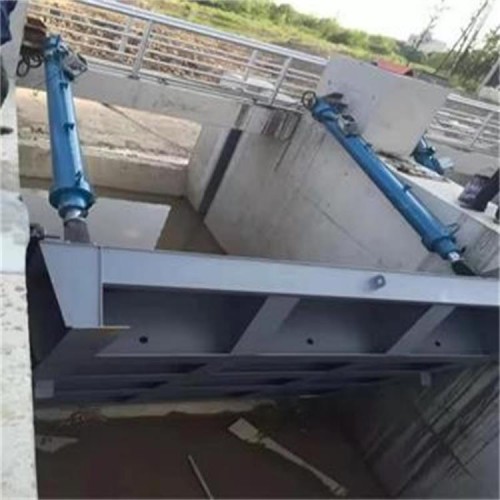 海鹰 摆动式钢闸门 景观钢制闸门 螺杆启闭机闸门采购