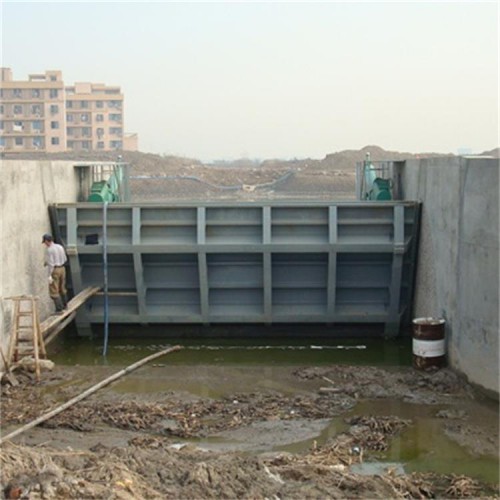 海鹰 双控水式钢闸门 高负荷钢制闸门 液压启闭机闸门行情