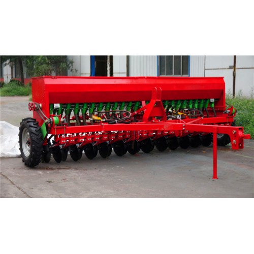 24行牵引式播种施肥机  小麦播种施肥机一体机  大型播种机