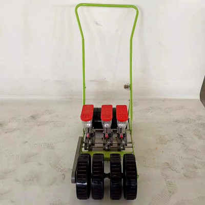 种胡萝卜的机子 东北人力手推种菜机