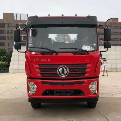 东风小三轴挖机平板拖车前四后四平板车